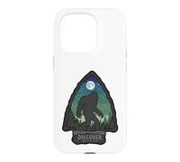 Custodia per iPhone 15 Pro Bigfoot Arrowhead Sasquatch Scopri la grafica del cielo notturno