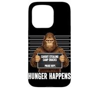 Custodia per iPhone 15 Pro Bigfoot Mugshot sorpreso a rubare snack da campo La fame accade
