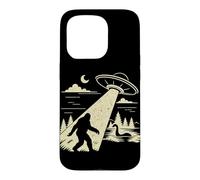 Custodia per iPhone 15 Pro Bigfoot UFO Abduzione Astronave Aliena Cryptid Loch Ness