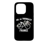 Custodia per iPhone 15 Pro Biking Col du Tourmalet Francia grafica