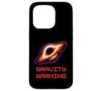Custodia per iPhone 15 Pro Black Holes Gravity Warning Maglietta Fun Space Physics