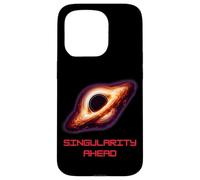 Custodia per iPhone 15 Pro Black Holes Gravity Warning Maglietta Fun Space Physics