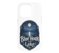 Custodia per iPhone 15 Pro Blue Hour at the Lake Badge Lakecore Estetica