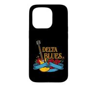 Custodia per iPhone 15 Pro Blues chitarrista e fan della musica rock o Delta Blues