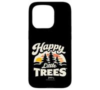 Custodia per iPhone 15 Pro Bob Ross Happy Little Trees