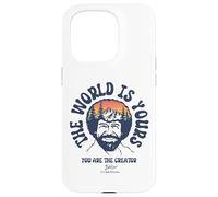 Custodia per iPhone 15 Pro Bob Ross The World Is Yours