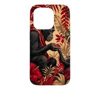 Custodia per iPhone 15 Pro Bonobo Condivisione Frutta Sotto Le Foglie