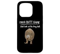 Custodia per iPhone 15 Pro Bruh Dont Look At My Frog Butt Game Meme