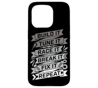 Custodia per iPhone 15 Pro Build It Tune It Race It Break It Fix It Repeat Car Lover