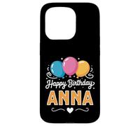 Custodia per iPhone 15 Pro Buon compleanno Anna