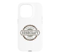 Custodia per iPhone 15 Pro Bushcraft Skills Sopravvivenza all'aperto Vivere Natura Campeggio