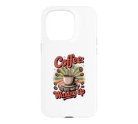 Custodia per iPhone 15 Pro Caffè quando ti svegli