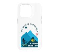 Custodia per iPhone 15 Pro Camino Primitivo Bicicletta Donna Santiago de Compostela 2026