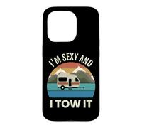 Custodia per iPhone 15 Pro Camper Trailer Campeggio Vintage Sexy E Io Traino It