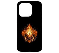 Custodia per iPhone 15 Pro Campfire Fleur-De-Lis Abstract Scouting Logo Art