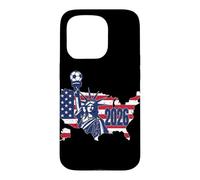 Custodia per iPhone 15 Pro Campione del mondo USA 26 Campione della squadra americana Fun Map Vincitore
