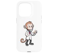 Custodia per iPhone 15 Pro Caring Monkey Doctor Stetoscopio Healthcare