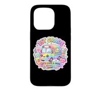 Custodia per iPhone 15 Pro Carino Scuolabus 1 ° Primo Grado Ragazza Insegnante Imparare