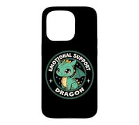Custodia per iPhone 15 Pro Carino Supporto Emotivo Drago Kawaii Chibi