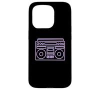Custodia per iPhone 15 Pro Cassette Audio Tape 80s Retro Music Old Mix Pencil