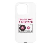 Custodia per iPhone 15 Pro Cassette Tape - I Made You A MixTape Retro 80s 90s Musica