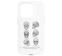 Custodia per iPhone 15 Pro Catalogo de calaveras de zuccheras guía de campo naturalista