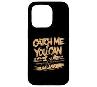 Custodia per iPhone 15 Pro Catch Me If You Can Cycling | Divertente attrezzatura da motociclista retrò
