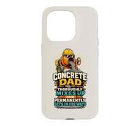 Custodia per iPhone 15 Pro Cement Mason Concrete Dad Humor
