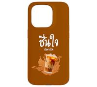 Custodia per iPhone 15 Pro Cha Thai Divertente Thailandia Bere Cibo Latte Tè Boba Amanti