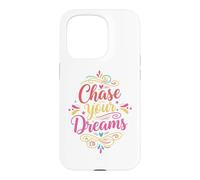 Custodia per iPhone 15 Pro Chase Your Dream Inspirational Motivation Typography