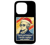 Custodia per iPhone 15 Pro Checks And Balances Alexander Hamilton Babbo Natale Natale