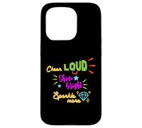Custodia per iPhone 15 Pro Cheerleader Cheer Loud Shine Bright Cheerleaders regalo