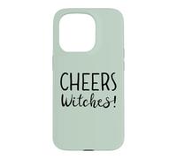 Custodia per iPhone 15 Pro Cheers Witches Womens Funny Witch Halloween Drinking Witchy