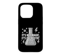 Custodia per iPhone 15 Pro Chemistry Teacher It's Not Magic It's Chemistry