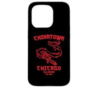 Custodia per iPhone 15 Pro Chicago Chinatown Illinois Cinese Americano Loop South Side