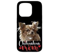 Custodia per iPhone 15 Pro Chihuahua Mamma Capelli Lunghi Chiwawa Cane Il Cane Madre