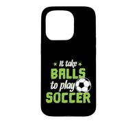 Custodia per iPhone 15 Pro Ci vogliono palle per giocare a calcio