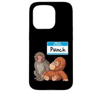 Custodia per iPhone 15 Pro Ciao Punch il Giappone Scimmia Con Peluche Amico Animale