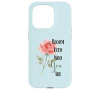 Custodia per iPhone 15 Pro Citazione di Bloom Into You Rose