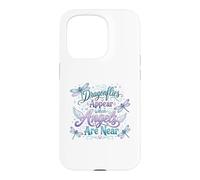 Custodia per iPhone 15 Pro Citazione spirituale della libellula Angelo Remembrance