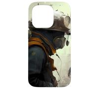 Custodia per iPhone 15 Pro Città apocalittica, l'ultimo uomo