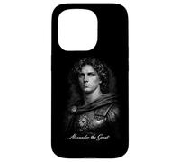 Custodia per iPhone 15 Pro Classical Warrior Ritratto Alessandro Magno