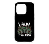 Custodia per iPhone 15 Pro Coder DevOps I Run It On Prod Hacker Skull