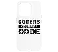 Custodia per iPhone 15 Pro Coders Gonna Code Programmazione informatica