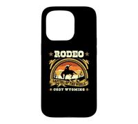 Custodia per iPhone 15 Pro Cody Wyoming Rodeo Capitale del World Tourist Souvenir