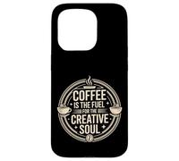 Custodia per iPhone 15 Pro Coffee Is The Fuel For The Creative Soul Caffeine Brew -