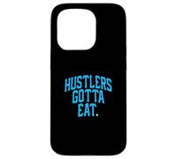 Custodia per iPhone 15 Pro Colore blu Feed The Hustlers Blue Graphic