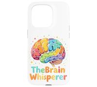 Custodia per iPhone 15 Pro Colorful Love Science Anatomia umana Il sussurro al cervello