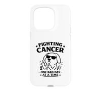 Custodia per iPhone 15 Pro Combattere il cancro One Bad Day At A Time Funny Awareness Design