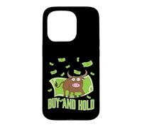 Custodia per iPhone 15 Pro Comprare & Tenere Toro con Dollari Capitalismo Toro Mercato